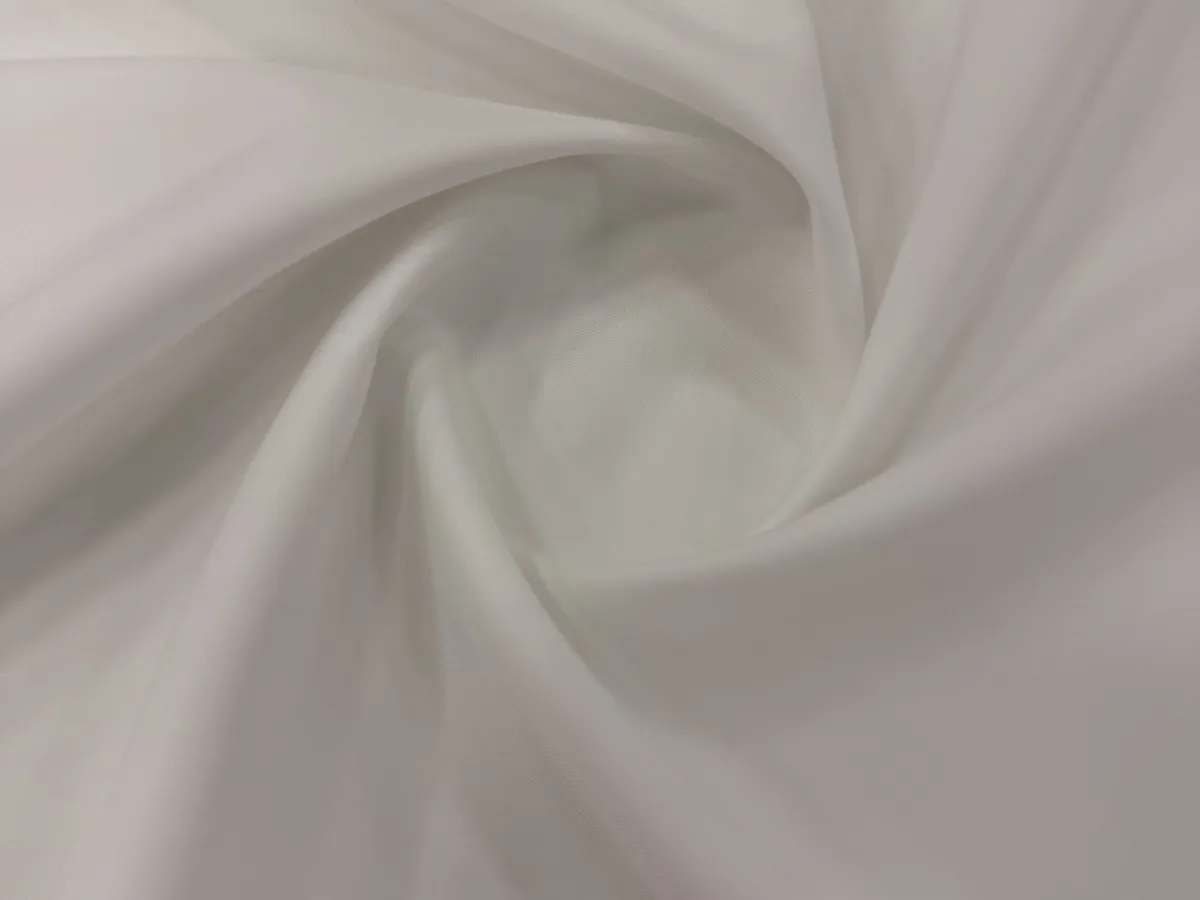 White fabric with a soft sheen for occasions